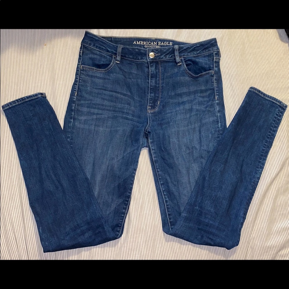 American Eagle High Rise Skinny Jeans